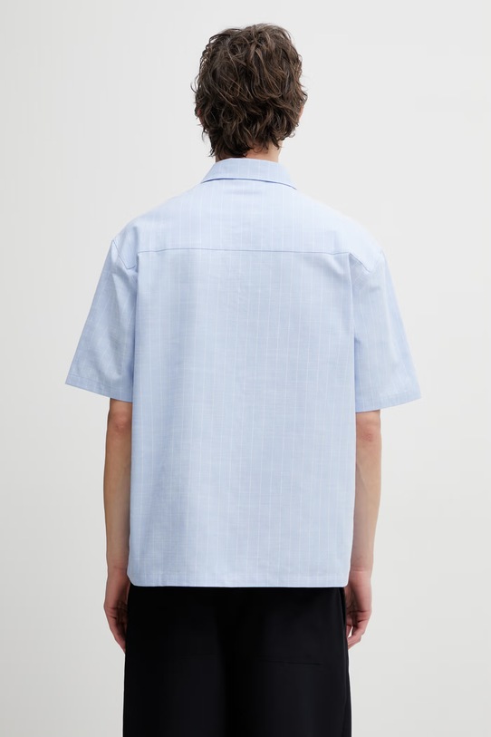 Odzież Daily Paper script ss koszula męska 2610036 niebieski