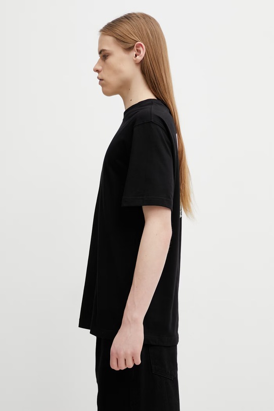 Daily Paper t-shirt bawełniany oil can 2610040 czarny SS26