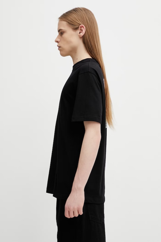 Daily Paper t-shirt bawełniany oil can 2610040 czarny SS26