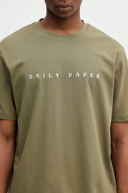 Daily Paper t-shirt bawełniany alias dias zielony 2610051
