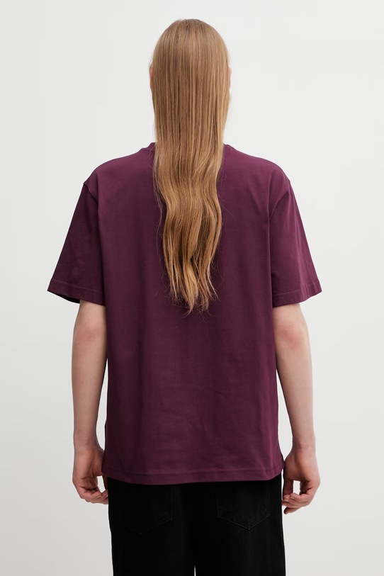 Odzież Daily Paper t-shirt bawełniany alias dias 2610062 fioletowy