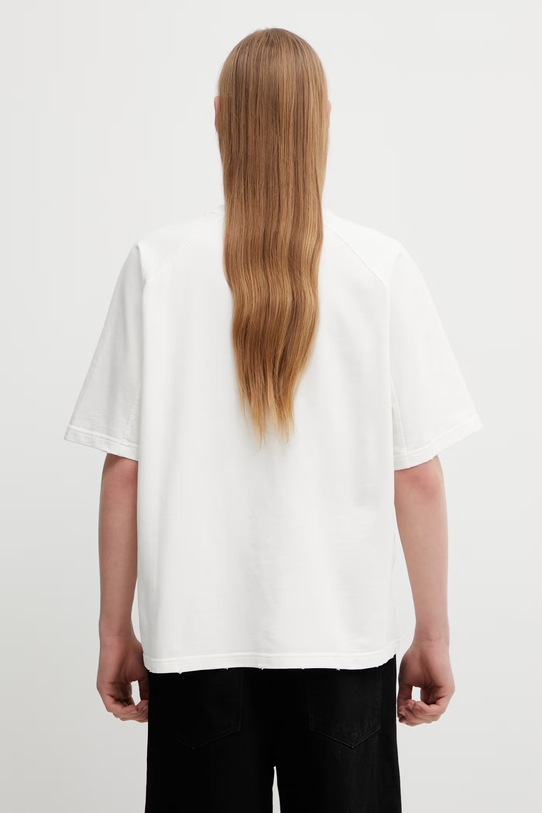 Odzież Daily Paper t-shirt bawełniany raglan stacked dias 2610019 beżowy