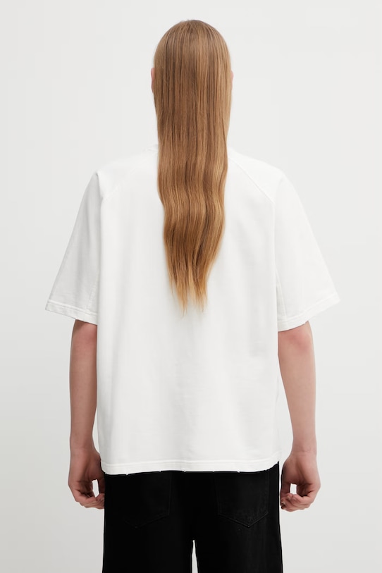 Odzież Daily Paper t-shirt bawełniany raglan stacked dias 2610019 beżowy