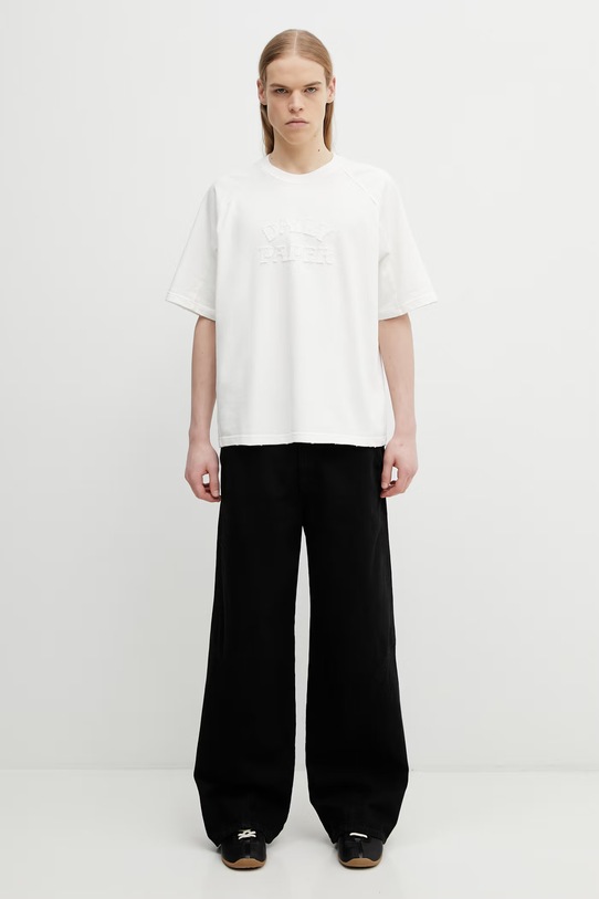 Daily Paper t-shirt bawełniany raglan stacked dias 2610019 beżowy