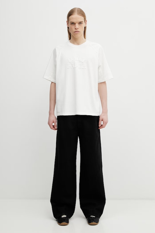 Daily Paper t-shirt bawełniany raglan stacked dias 2610019 beżowy