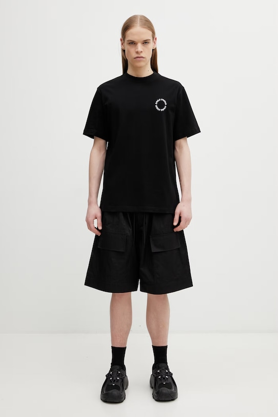 Daily Paper t-shirt bawełniany wheel ss 2610020 czarny