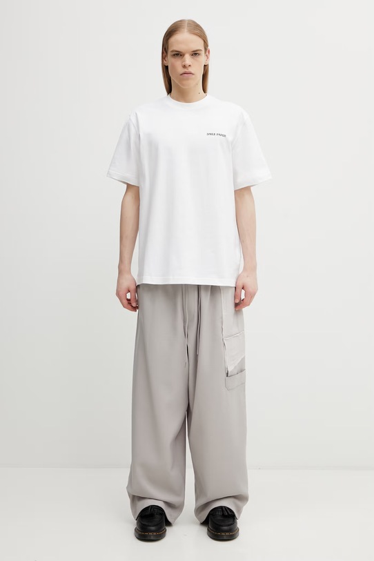 Daily Paper t-shirt bawełniany chain shield 2610068 biały
