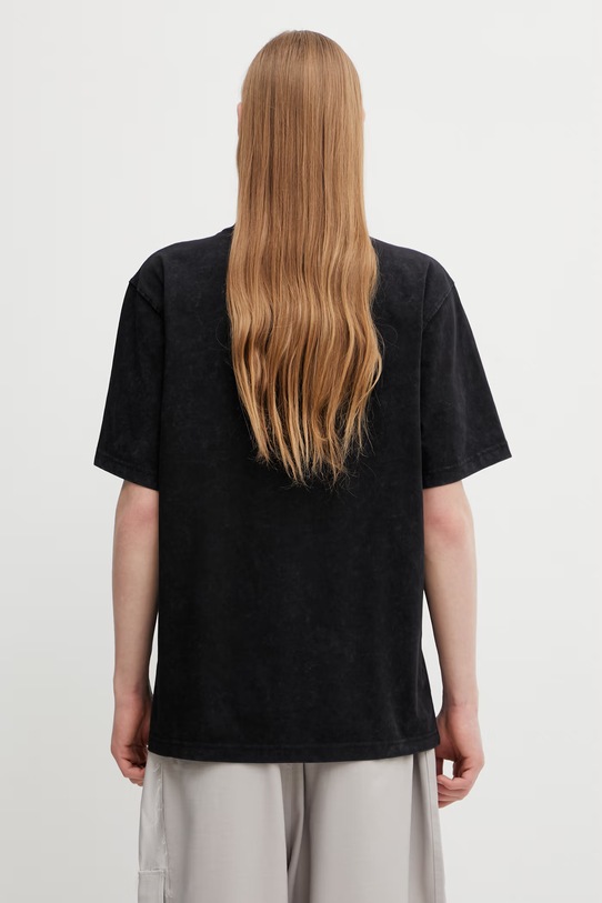 Odzież Daily Paper t-shirt bawełniany vintage ss 2610064 czarny