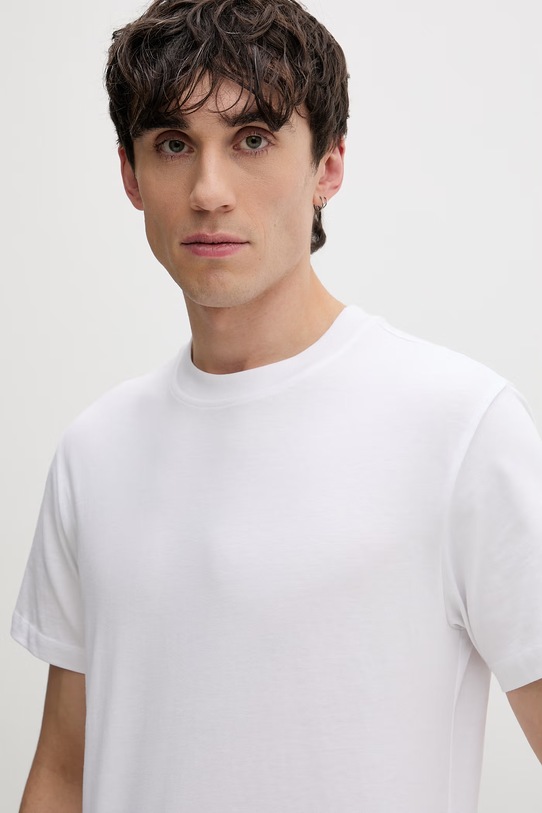 Karl Lagerfeld Jeans t-shirt męski bawełniany biały B2M17047