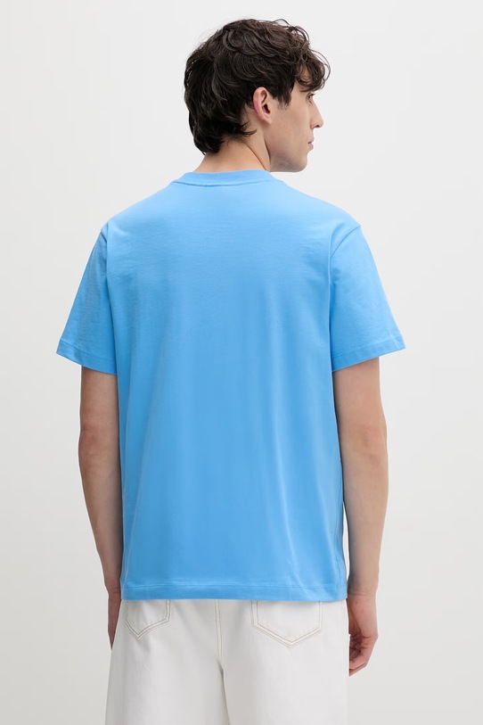 Odzież Karl Lagerfeld Jeans t-shirt męski bawełniany B2M17047 niebieski