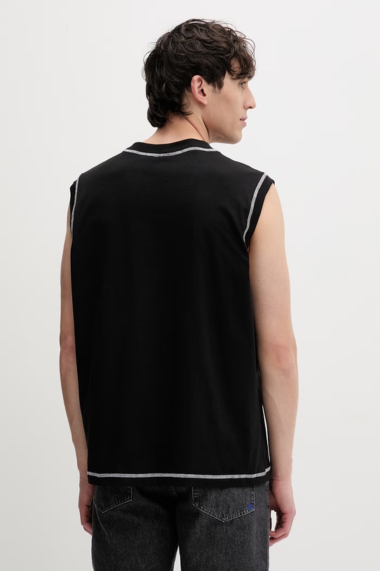 Odzież Karl Lagerfeld Jeans top męski bawełniany B2M17050 czarny