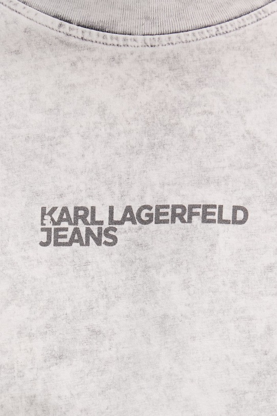 Karl Lagerfeld Jeans t-shirt męski bawełniany B2M17065 szary