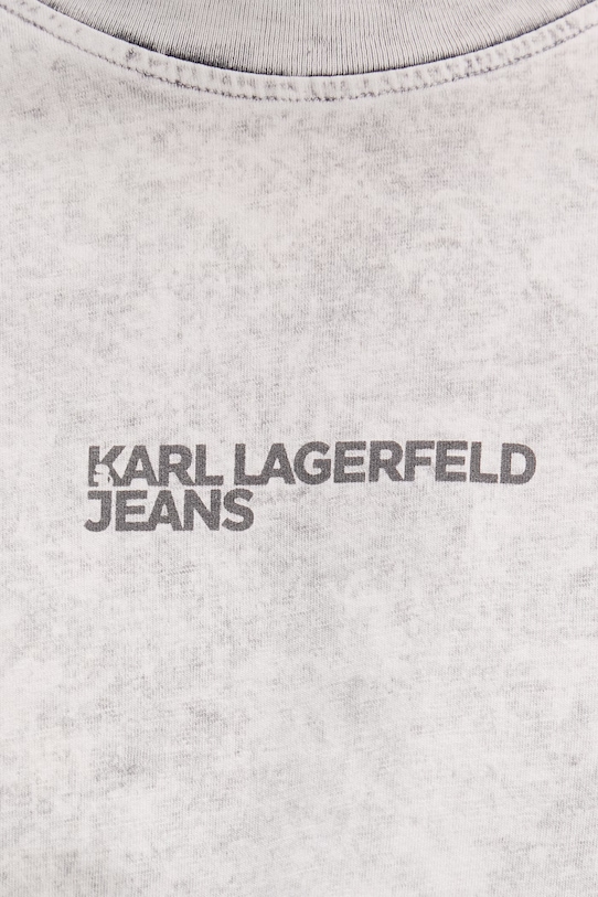 Karl Lagerfeld Jeans t-shirt męski bawełniany B2M17065 szary