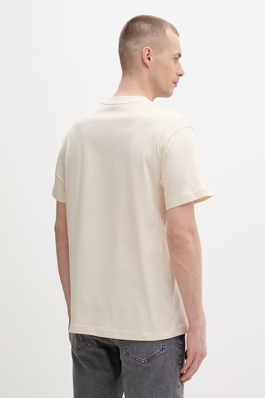 Odzież Karl Lagerfeld Jeans t-shirt męski bawełniany B2M17067 beżowy