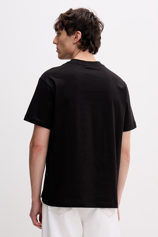 Odzież Karl Lagerfeld Jeans t-shirt męski bawełniany B2M17067 czarny