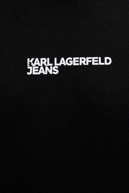 Karl Lagerfeld Jeans t-shirt męski bawełniany B2M17090 czarny