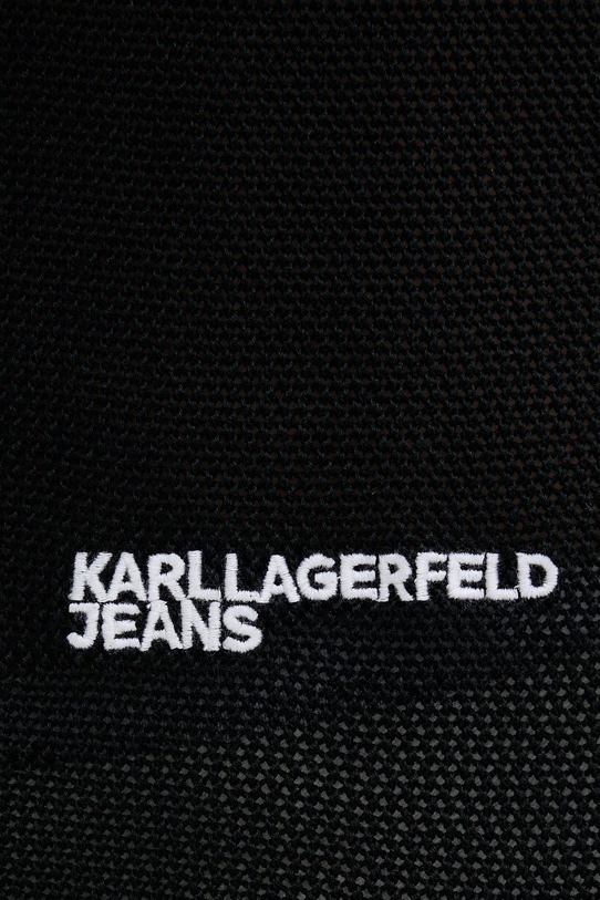 Karl Lagerfeld Jeans kamizelka męska bawełniana B2M18026 czarny