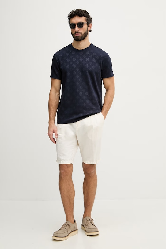 Guess T-shirt Ανδρικό NICO M6GP26.K3177 σκούρο μπλε SS26