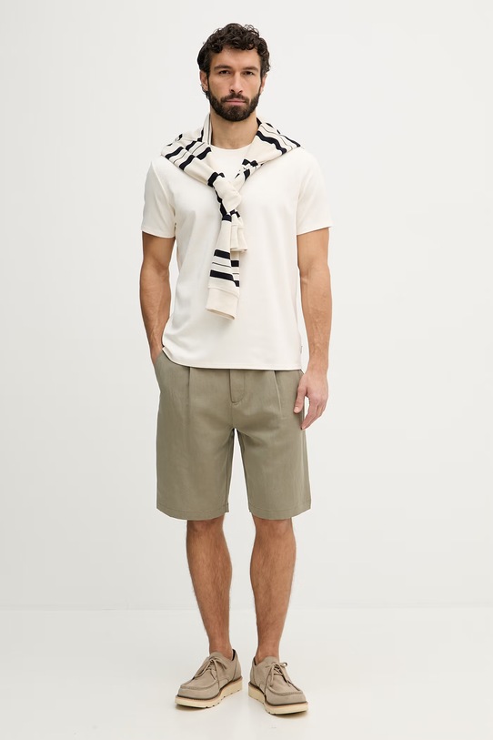 Guess T-shirt ανδρικό NICO M6GP26.K3177 μπεζ SS26