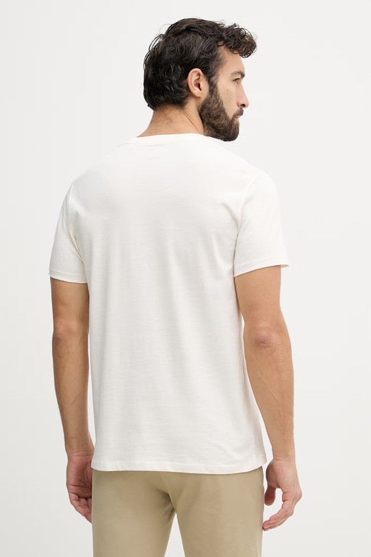 Odzież Guess t-shirt męski bawełniany M6GI33.K3310 beżowy