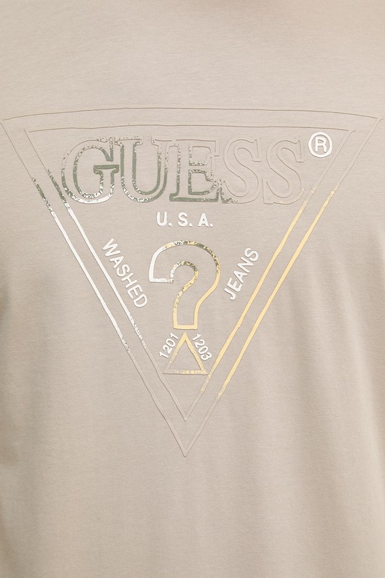 Guess t-shirt męski M6GI11.K2992 beżowy