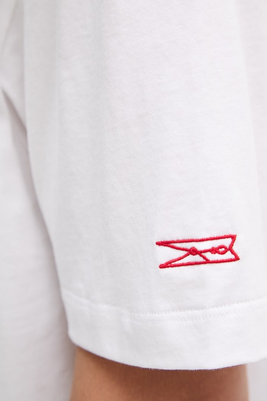 Guess T-shirt da uomo in cotone M6GI05.K2869 bianco