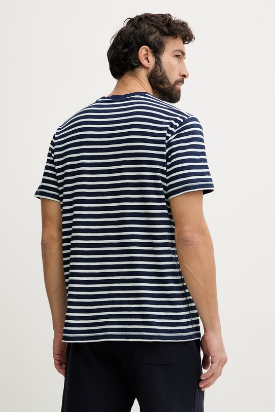 Odzież Guess t-shirt męski bawełniany x North Sails M6GI47.K3499 granatowy