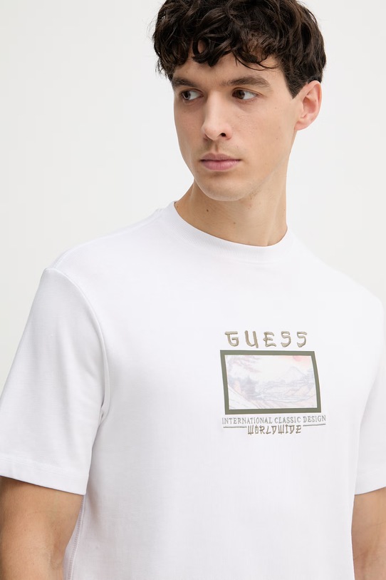 Guess majica za muškarce bijela M6GI14.K2996