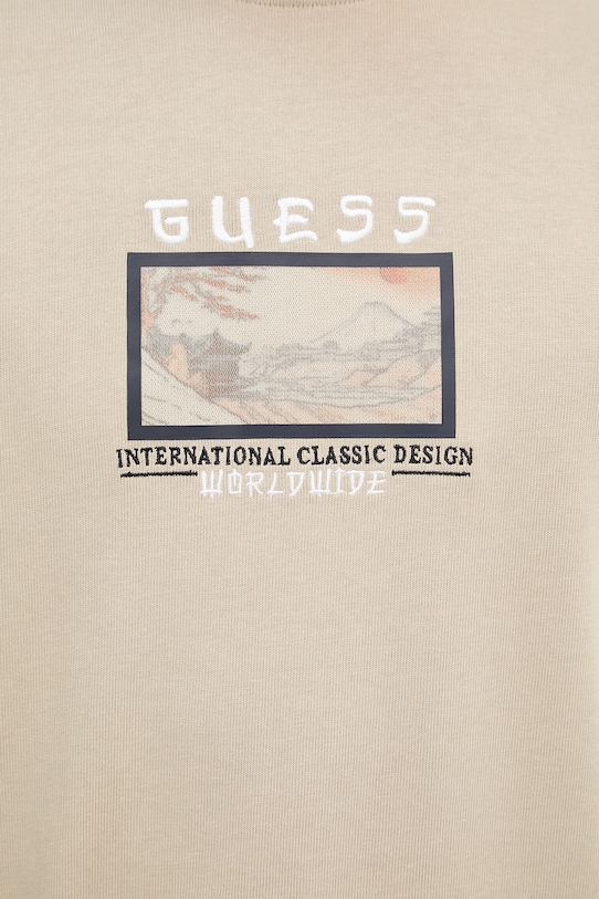 Guess t-shirt męski M6GI14.K2996 beżowy