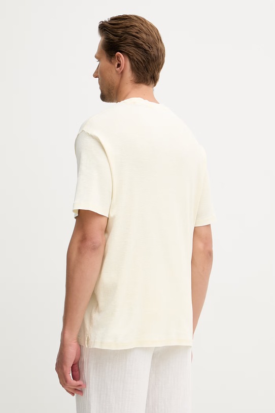 Odzież Guess t-shirt męski bawełniany M6GI20.K3052 żółty