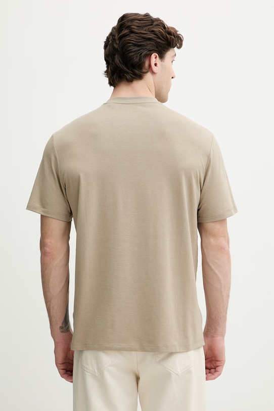 Îmbrăcăminte Guess tricou pentru bărbați, cu bumbac M6GI21.K3053 bej