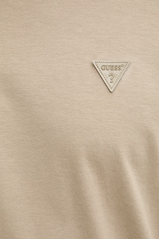 Guess tricou pentru bărbați, cu bumbac M6GI21.K3053 bej