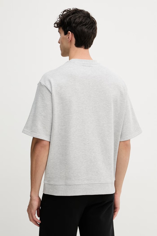 Odzież Guess t-shirt męski z bawełną M6GQ25.K3487 szary