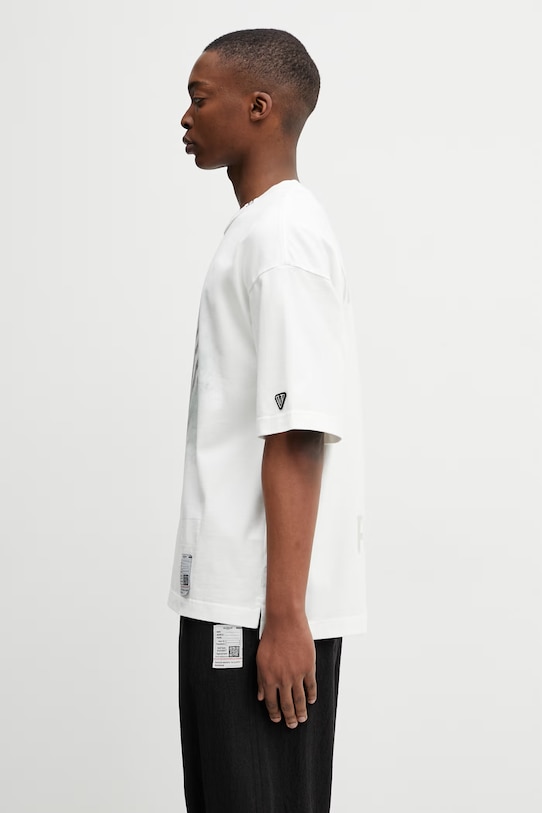 Maison MIHARA YASUHIRO T-shirt bawełniany męski J16TS851 biały SS26