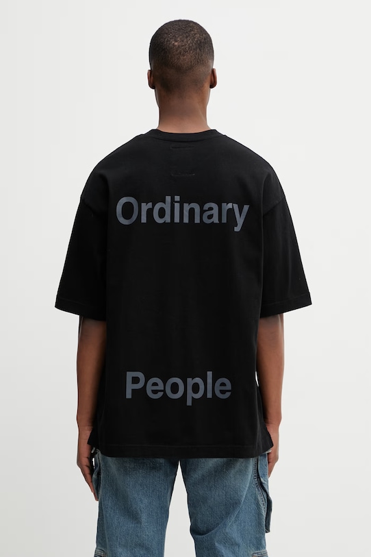 Odzież Maison MIHARA YASUHIRO T-shirt bawełniany męski J16TS841 czarny