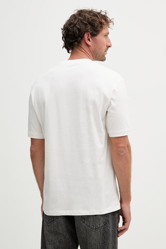 Odzież Blauer t-shirt męski bawełniany HANSON BLUH02068 beżowy