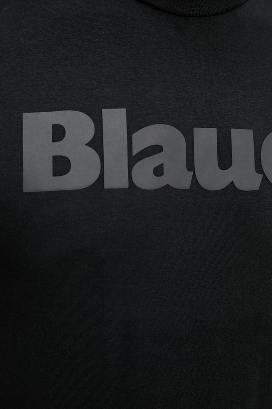Bavlnené tričko Blauer BOURN BLUH02287 čierna