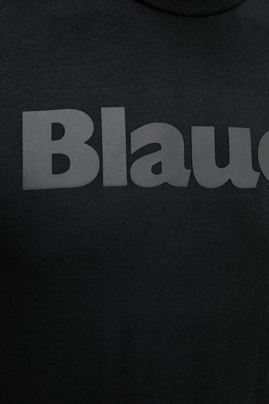 Bavlnené tričko Blauer BOURN BLUH02287 čierna