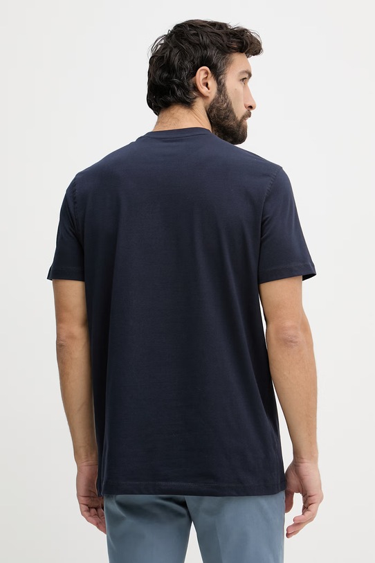 Odzież Guess t-shirt basic męski bawełniany M6GI16.K3032 granatowy