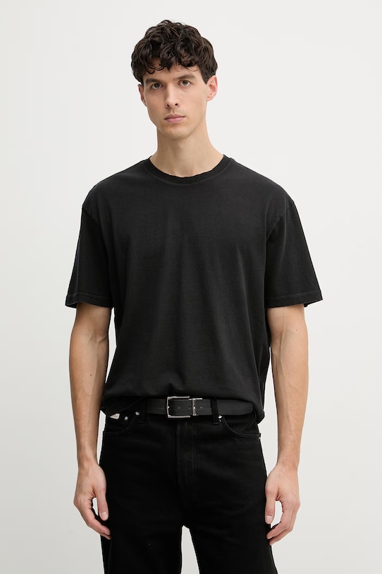 Guess kratka majica moška bombažna črna M6GI18.K3050