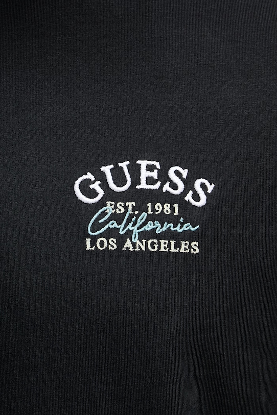 Guess póló férfi pamut M6GI19.K3051 fekete