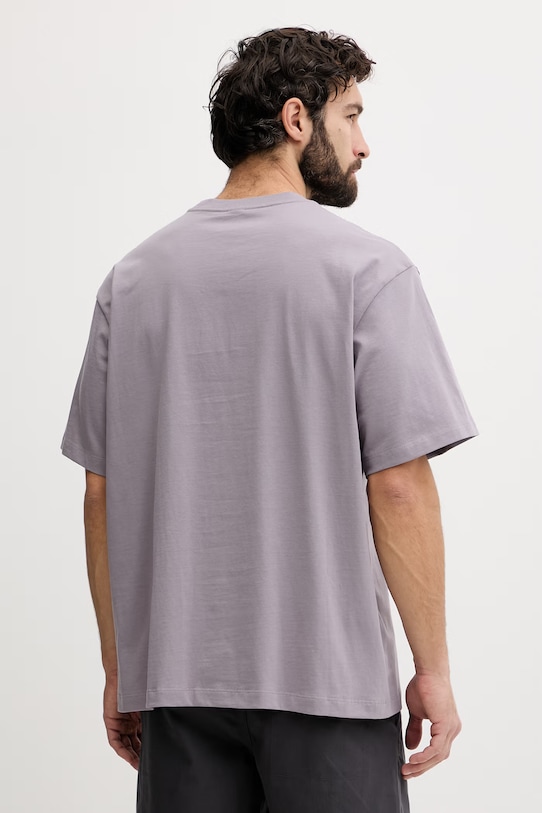 Odzież The North Face t-shirt damski bawełniany Essential Simple Dome NF0A8EVWG7O1 fioletowy