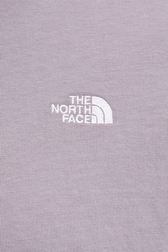 The North Face t-shirt damski bawełniany Essential Simple Dome NF0A8EVWG7O1 fioletowy