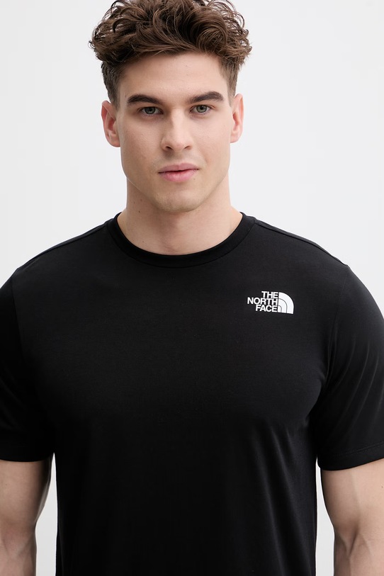 The North Face t-shirt treningowy męski BITMAP czarny NF0A8FTUJK31