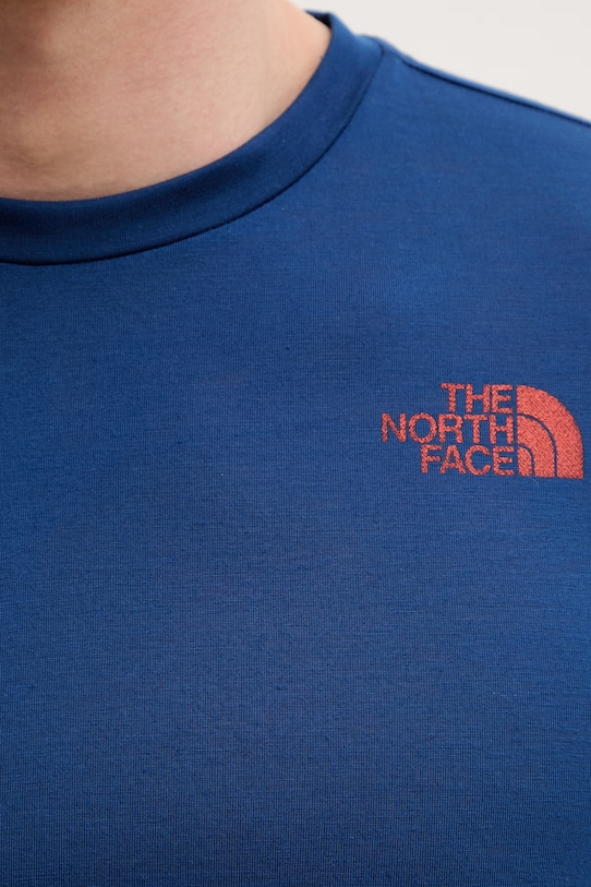 The North Face t-shirt męski BITMAP NF0A8FTVD1R1 granatowy