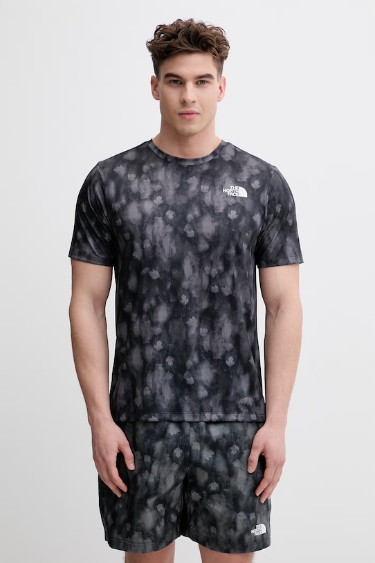 The North Face t-shirt treningowy męski czarny NF0A8G85MF41