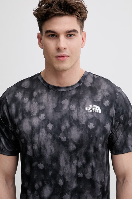 The North Face t-shirt treningowy męski czarny NF0A8G85MF41