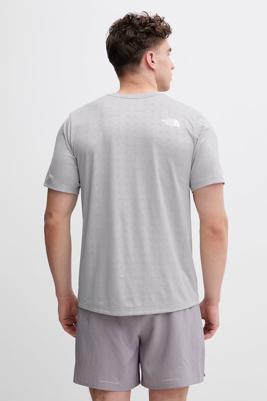 Odzież The North Face t-shirt treningowy męski PENTADOME EMBOSSED NF0A8G87A911 szary