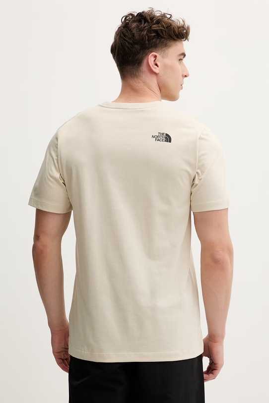 Odzież The North Face t-shirt męski Evolution NF0A8G9CDOM1 beżowy