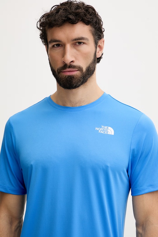 The North Face t-shirt treningowy męski 24/7 niebieski NF0A894BH0F1